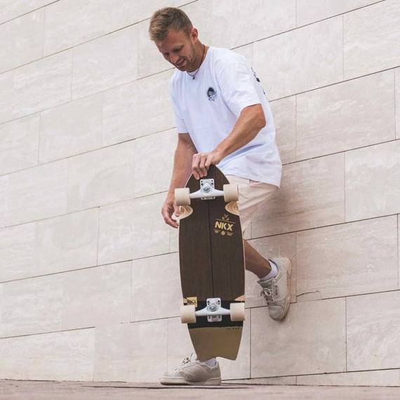 Surfskate Surf Skateboard NKX Maverick Gold 31"