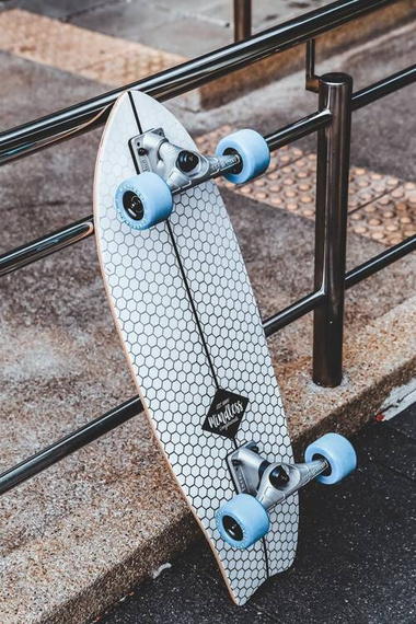Mindless Surf Skate Fish Tail Alb 29.5" bord