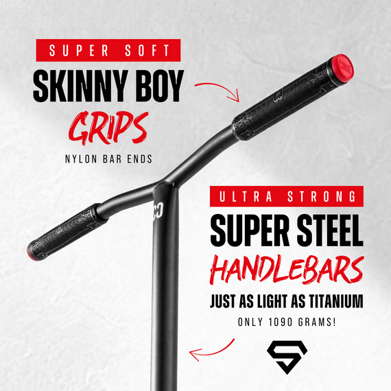 Trotinetă freestyle CORE SL3 Complete Stunt Scooter Roșu-Negru înălțime 92,5 cm