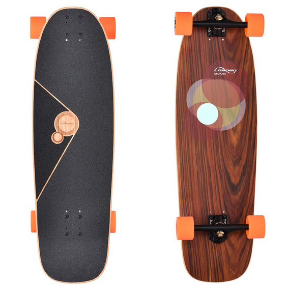 Skateboard Cruiser încărcat Omakase All-Round Longboard complet Roe 33.5"