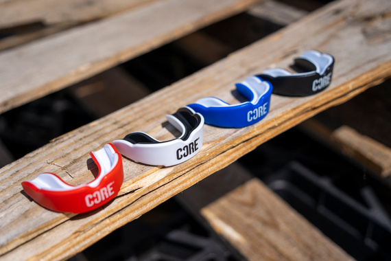 Apărător bucal CORE Protection Mouth Guard Gum Shield Albastru
