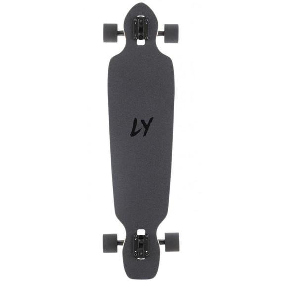 Longboard LandYachtz Battle Axe Space Rock negru 96.5 cm 