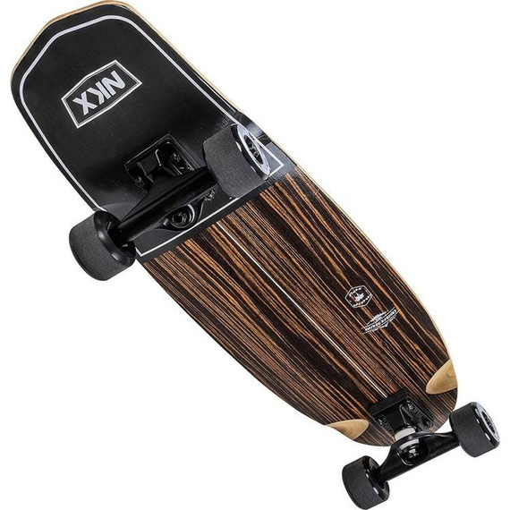 Cruiser NKX Classic Ebony White Cruiser 29" Skateboard