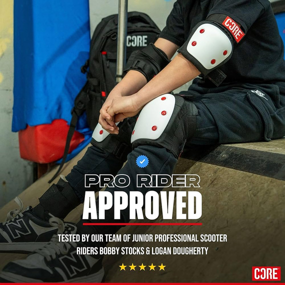 Set de protecții CORE Skate Triple Pad Set Negru