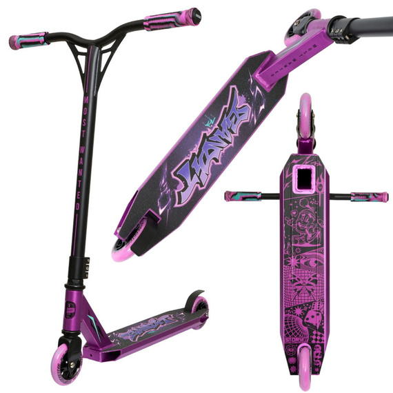 Scuter de performanță Story Bandit DOS Negru și violet Wys. 81 cm