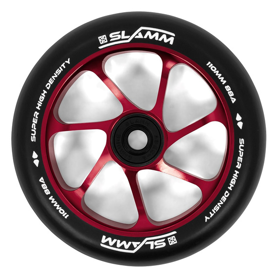 Slamm Team Scooter Roată negru și roșu110 mm (1 buc).)