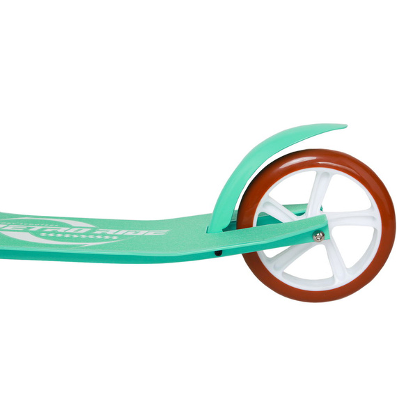 Transport urban Scooter cu suspensie frontală Story Retro Ride Mint și alb 