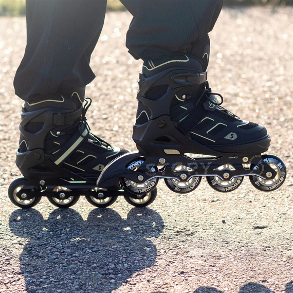 Patine în linie Story Fusion reglabile Gold