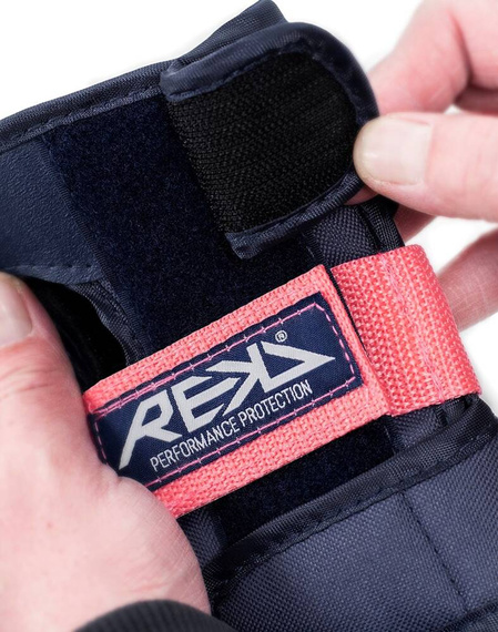 REKD Heavy Duty Triple Pad Protectors Set XS Blue-Pink