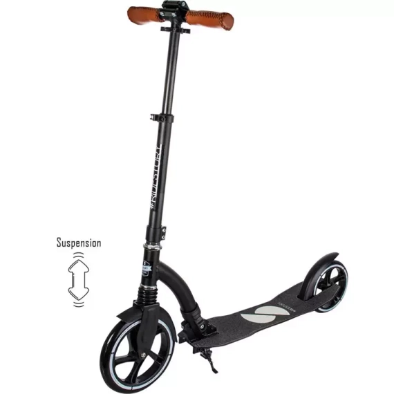 Scuter de transport urban cu suspensie frontală Story Retro Ride Negru