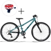 Lekki rower dla dzieci KUbikes 24S Turkus
