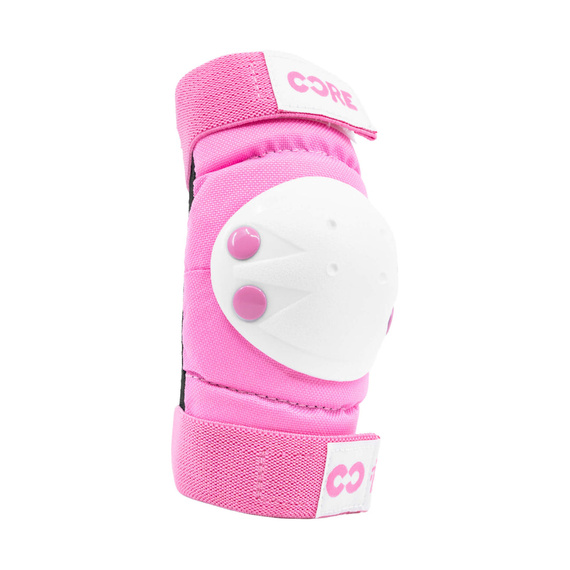Set de protecții pentru copii CORE Kids Protection Junior Skate Triple Pad Set Roz