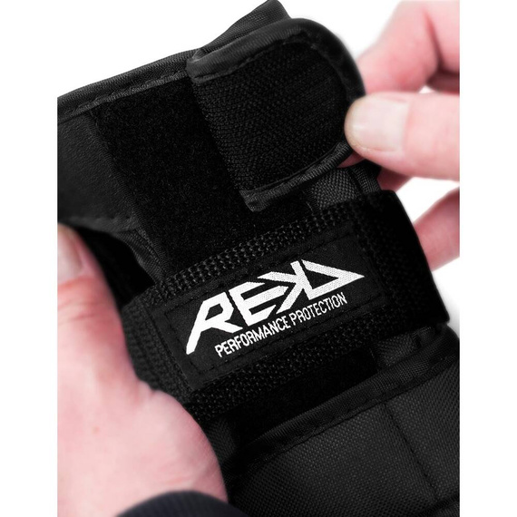 REKD Heavy Duty Triple Pad Protectors Set Negru