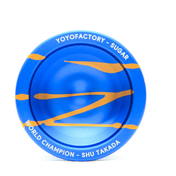 Yoyo pentru avansați YoYoFactory SUGAR Blue-Gold