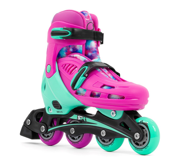 SFR Cyclone II Adjustable Inline Skates Tie-Dye patine cu rotile pentru copii