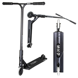 Performanță Scooter mare aluminiu ușor larg ghidon și platformă NKD Extreme negru wys. 91 cm
