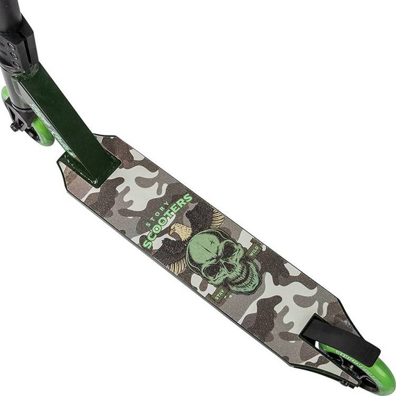 Story High Roller scuter Armata verde Wys. 84 cm