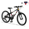 KUbikes 20L Superlight Kids Bike Negru Carte de benzi desenate