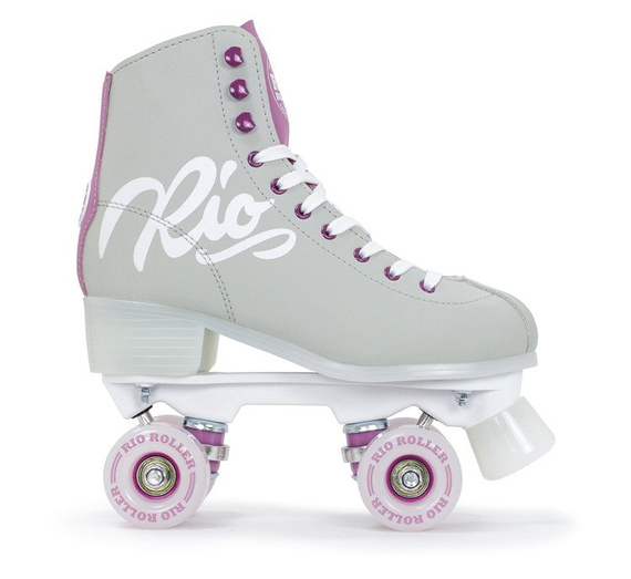 RIO ROLLER SCRIPT QUAD SKATES Patine cu rotile gri