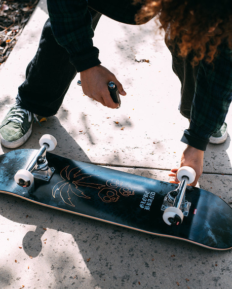 Skateboard Globe G1 Natives - Negru/Cupru 8.0"