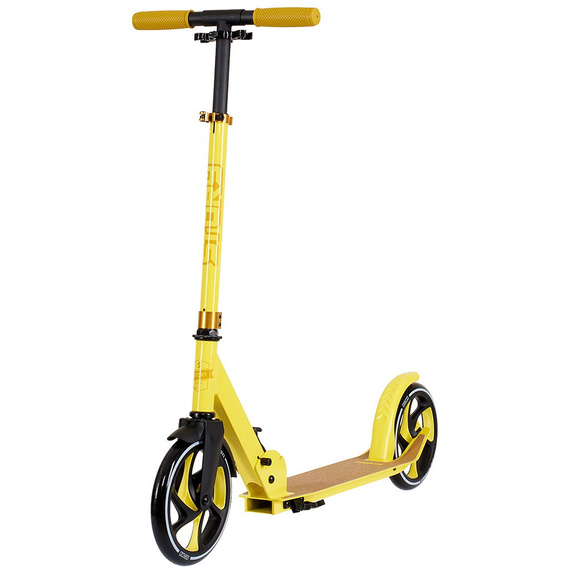 Scuter de transport cu roți mari Story Urban GO! Galben