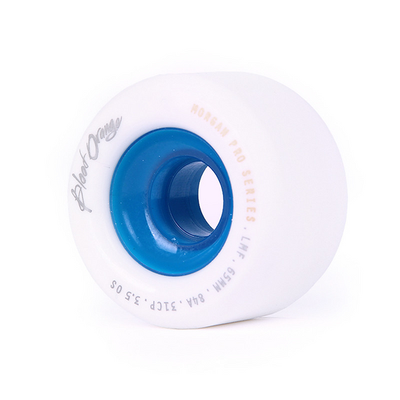 Roți Blood Orange Morgan Pro alb/albastru 65 mm 84A