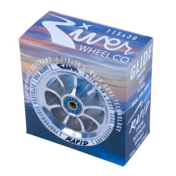 Roți pentru scuter River Rapid Pro Blizzard 115 mm (2 buc).)