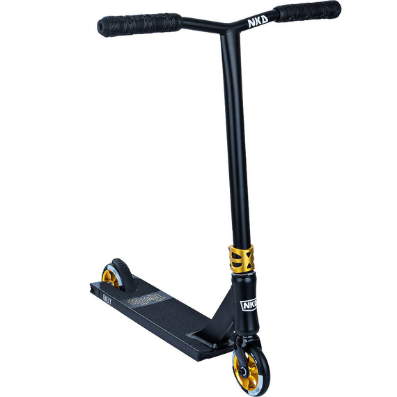 NKD Rally V4 Scooter de performanță negru și auriu wys. 83 cm
