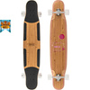 Longboard pentru dansatori NKX Geometric Olive Pink 112 cm