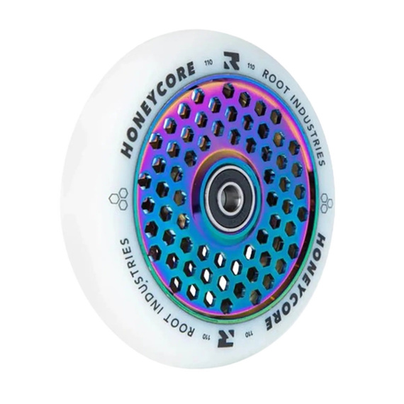 Root Industries Honeycore White Pro Scooter Wheels 2-Pack Rocket Fuel 110mm (2 buc.)