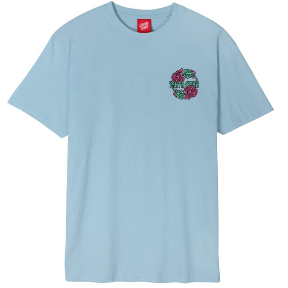 SANTA CRUZ Dressen Rose Crew Two T-Shirt Albastru