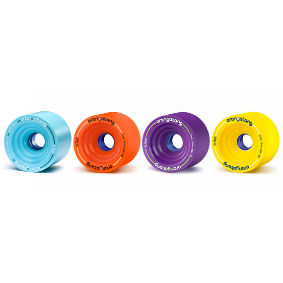 Orangatang în căldură roți Longboard galben 75mm 86A