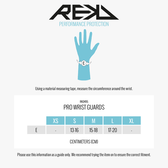 REKD Pro Wrist Guards Negru
