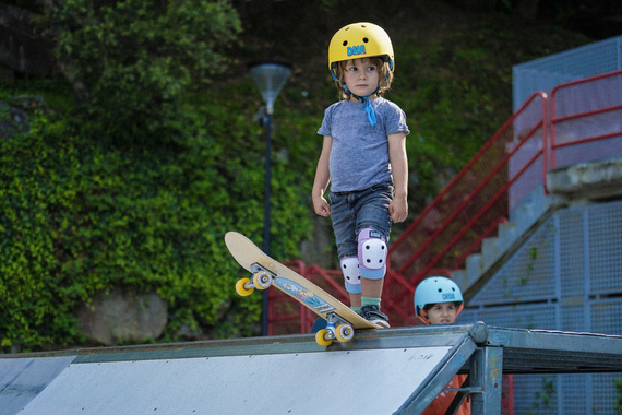 Skateboard pentru copii Tricks MINI Crocodile 7.87"