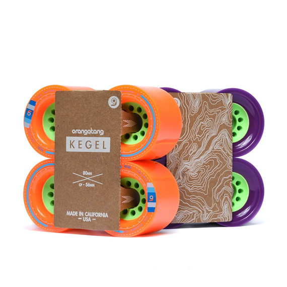 Orangatang Kegel Longboard roți albastru 80mm 77A
