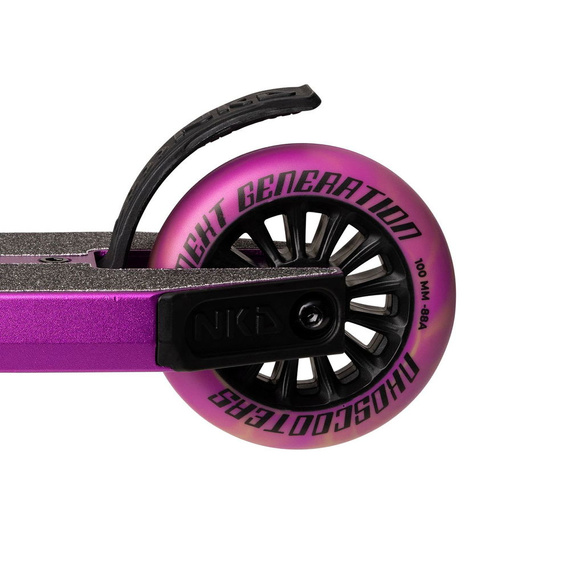 NKD Next Generation Scuter negru și violet din aluminiu de înaltă performanță Ușor pentru tinerii piloți. 79,4 cm
