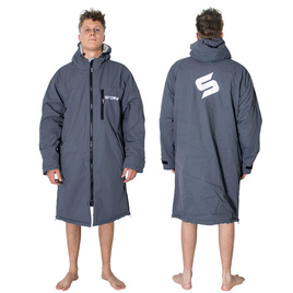 Poncho Poncho Jacket Story Change Robe Grey