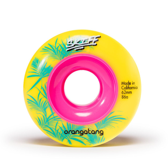Orangatang Skiff Roți galbene 62 mm 86A
