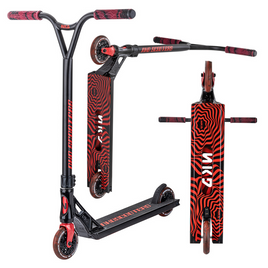 Performanță Scuter stradal ușor NKD GAS negru și roșu wys. 85 cm