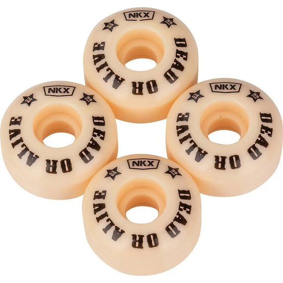 NKX Candy Series Dead or Alive Cream 53mm 99A roți de skateboard