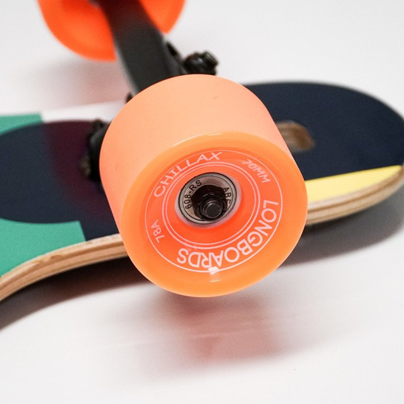 CHILLAX TYPO GREEN Longboard 106.5 cm + T-tool