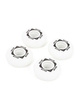 Echo Flow Aggressive Rollerblade Wheels alb-negru 60 mm 90A