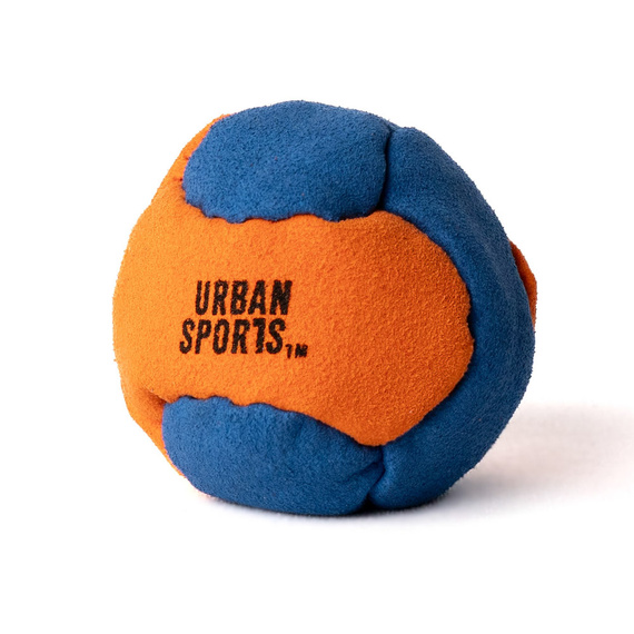 Footbag Urban Sports (nubuc sintetic Amara) 6 panouri portocaliu-albastru