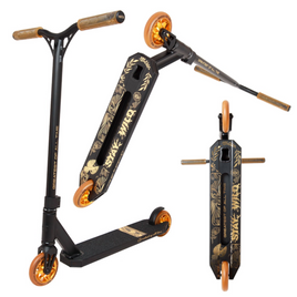 NKD GOAT Scuter Stunt Negru și auriu wys. 83 cm