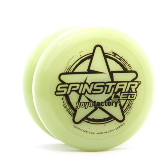 YoYoFactory Spinstar GLOW Fluorescent Light-up Yoyo