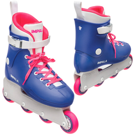 Impala Lightspeed Inline Skate albastru-roz Patine cu rotile de agrement
