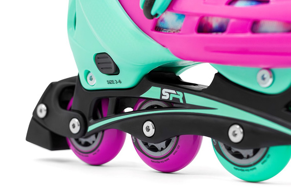 SFR Cyclone II Adjustable Inline Skates Tie-Dye patine cu rotile pentru copii