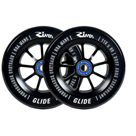 Roți pentru scuter River Glide Pro Shadow 115 mm (2 buc).)