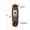 Skateboard Cruiser Loaded Omakase All-Round Longboard Complet Palm 33.5"