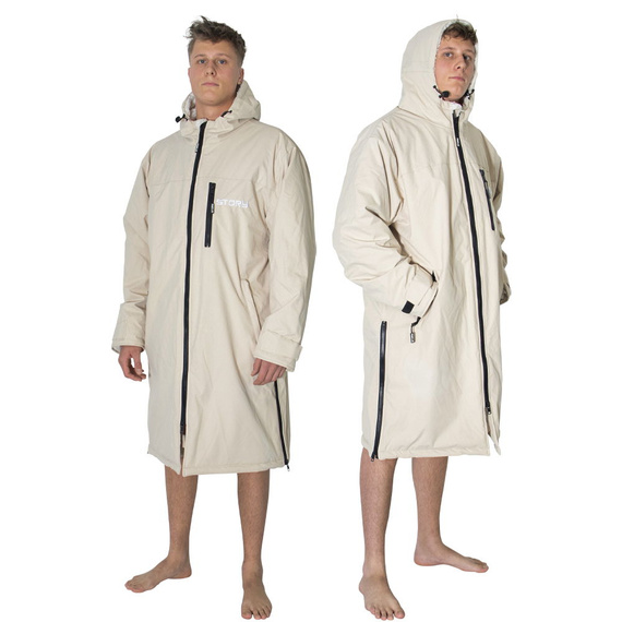 Poncho Poncho Jacket Story Change Robe Cream